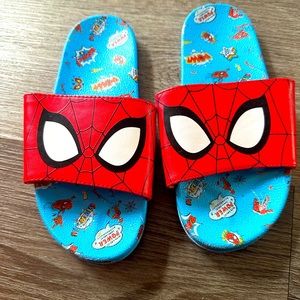Disney store spider man slides